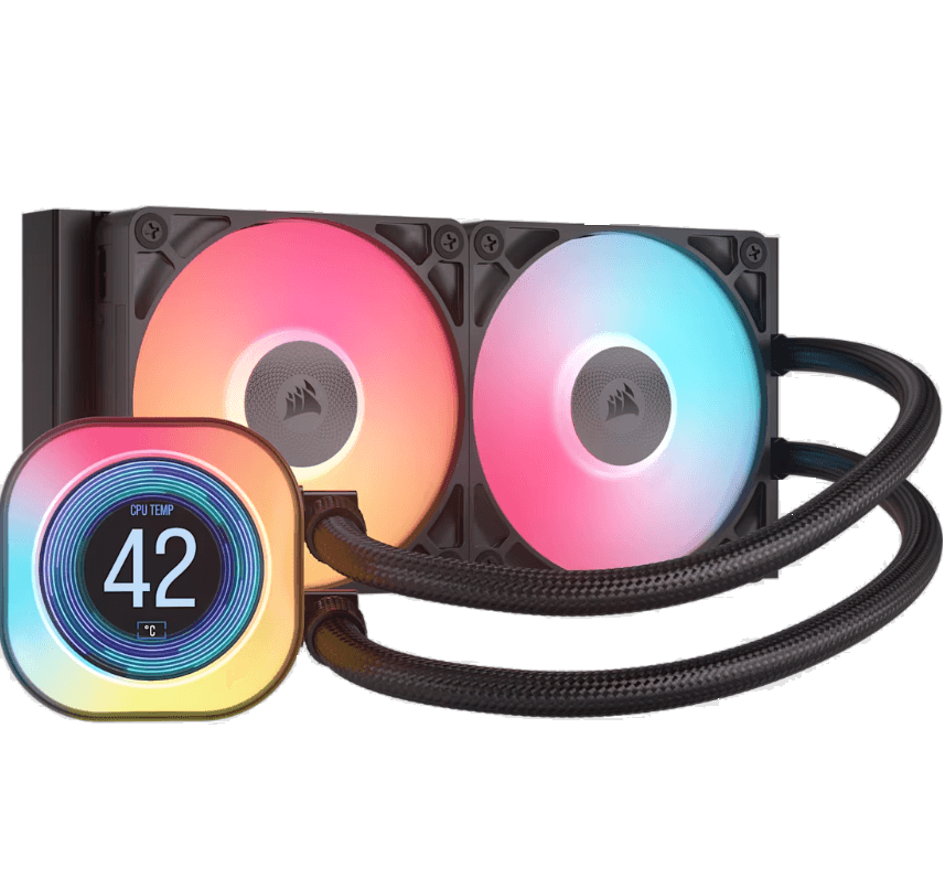 Water Cooling Corsair iCUE LINK TITAN 240 RX LCD 2x CPU Cooler 240mm Black