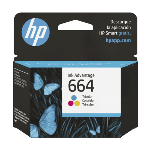 F6V28AL CARTUCHO DE TINTA HP 664 TRI-COLOR