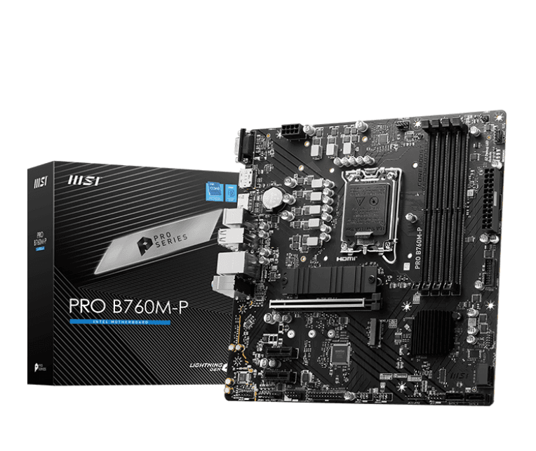 Mother MSI PRO B760M-P DDR5 1700 (12va/13va/14va Gen)