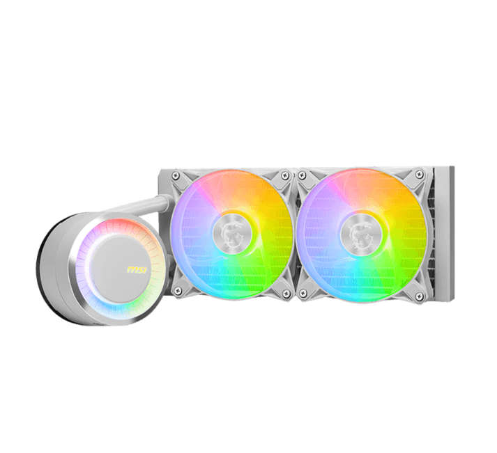 Water Cooling MSI MAG CORELIQUID E240 2x CPU Cooler 240mm White