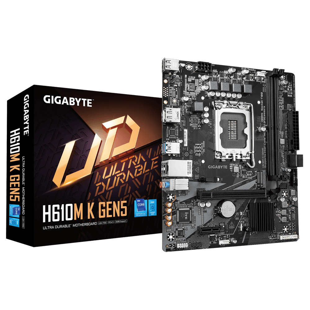 Mother Gigabyte H610M K GEN5 DDR5 1700 (12va/13va/14va Gen)
