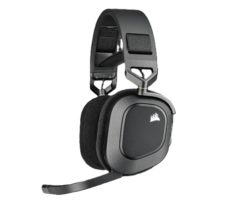 Auricular Corsair HS80 RGB Wireless Spatial Audio Carbon