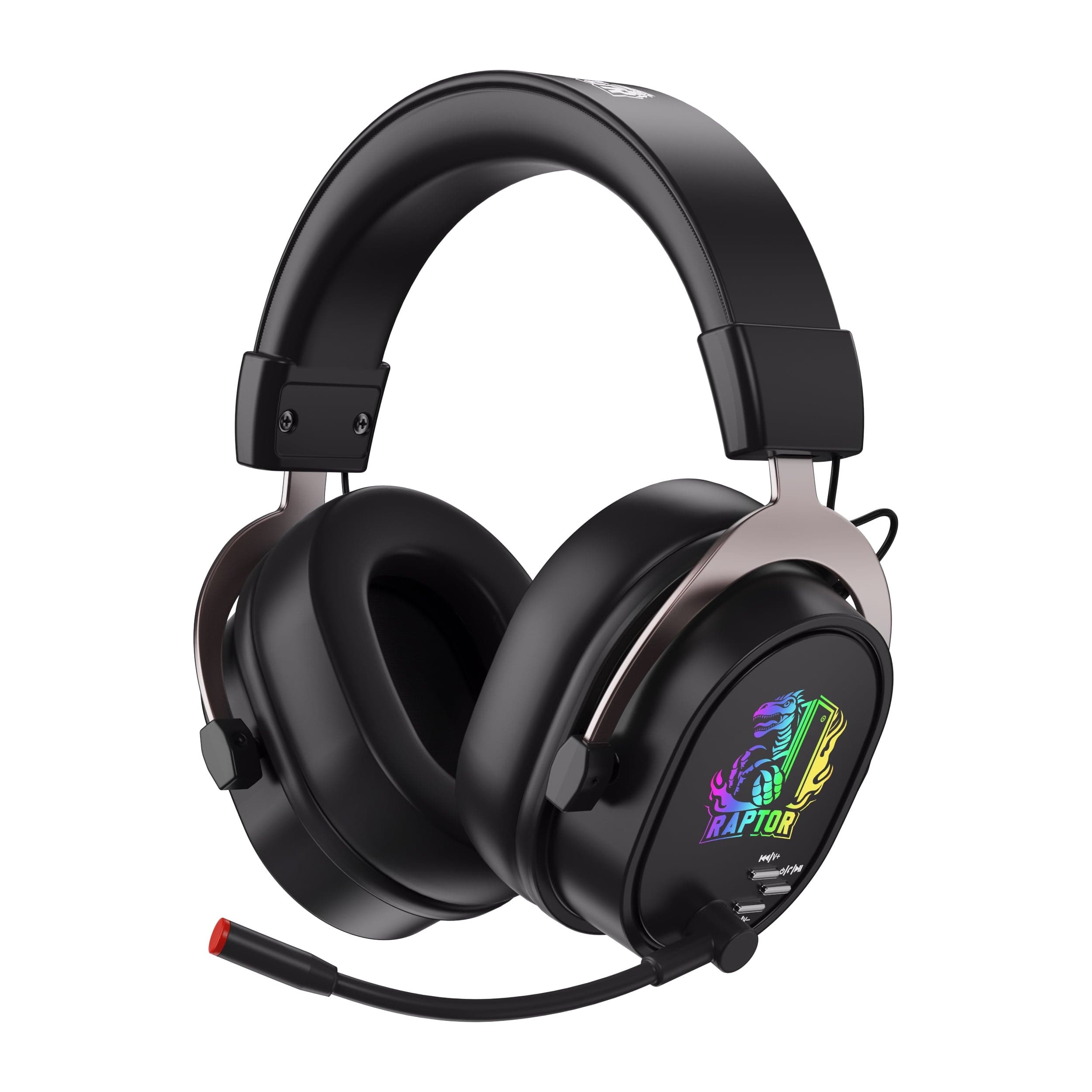 Auricular Gamer Raptor Inferno PRO X 7.1 Wireless c/Dongle Negro