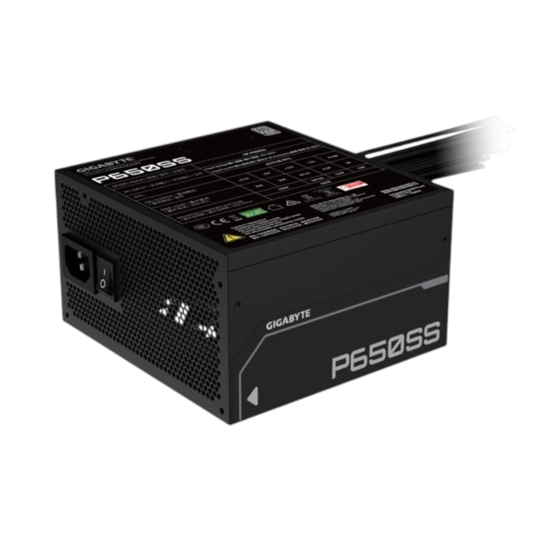 Fuente Gigabyte 650W 80 Plus Silver ATX 3.1 Black