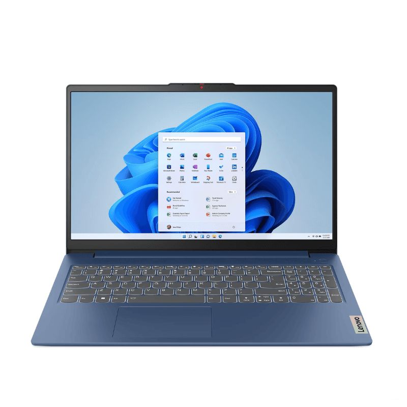 Notebook Lenovo IP Slim 3 15AMN8 15.6" FHD AMD R5 7520U 16GB 5500MHZ DDR5 512GB NVME W11H AZUL