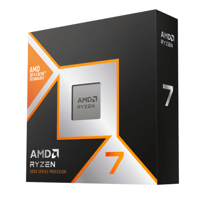 Proces. AMD Ryzen 7 9850X3D AM5 (12 Core) CON VIDEO SIN COOLER