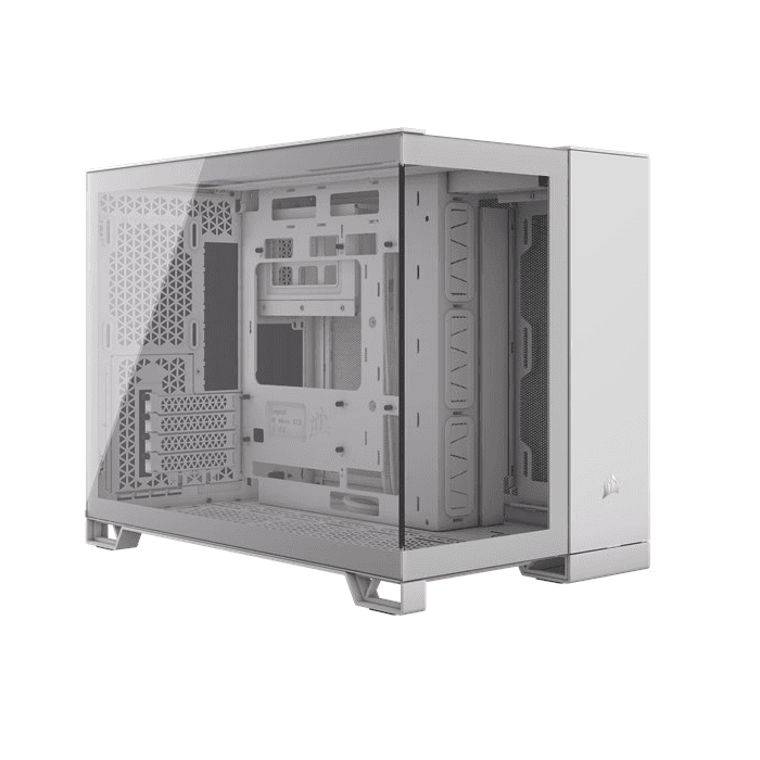 Gabinete Corsair 2500X TG Mid-Tower Dual Chamber White